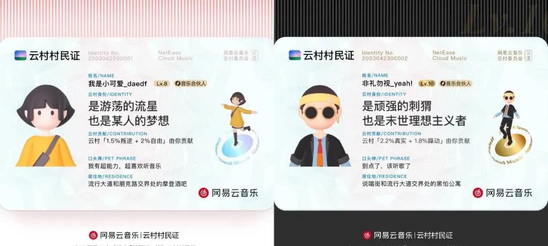 网易云村民证一共有几种介绍,网易云村民证可以重办吗