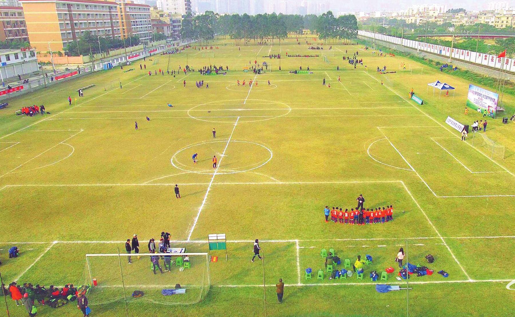 北海市的免费足球场,广西北海足球冬训基地