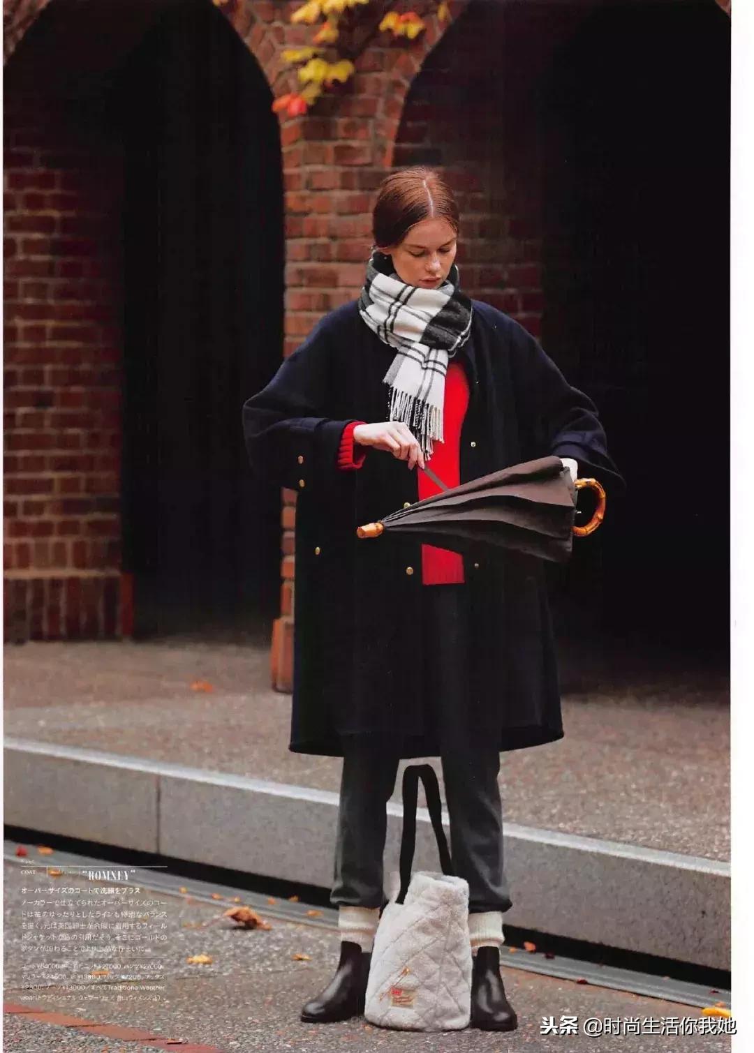 你穿“大衣+围巾”的样子，帅呆了！