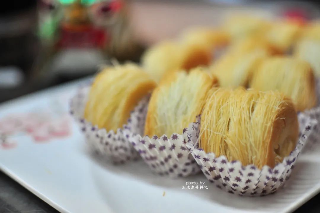 济南盘丝饼的正确方法视频,白糖油酥盘丝饼