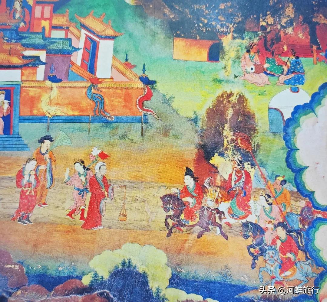 布达拉宫壁画西藏历史,吐蕃国布达拉宫壁画