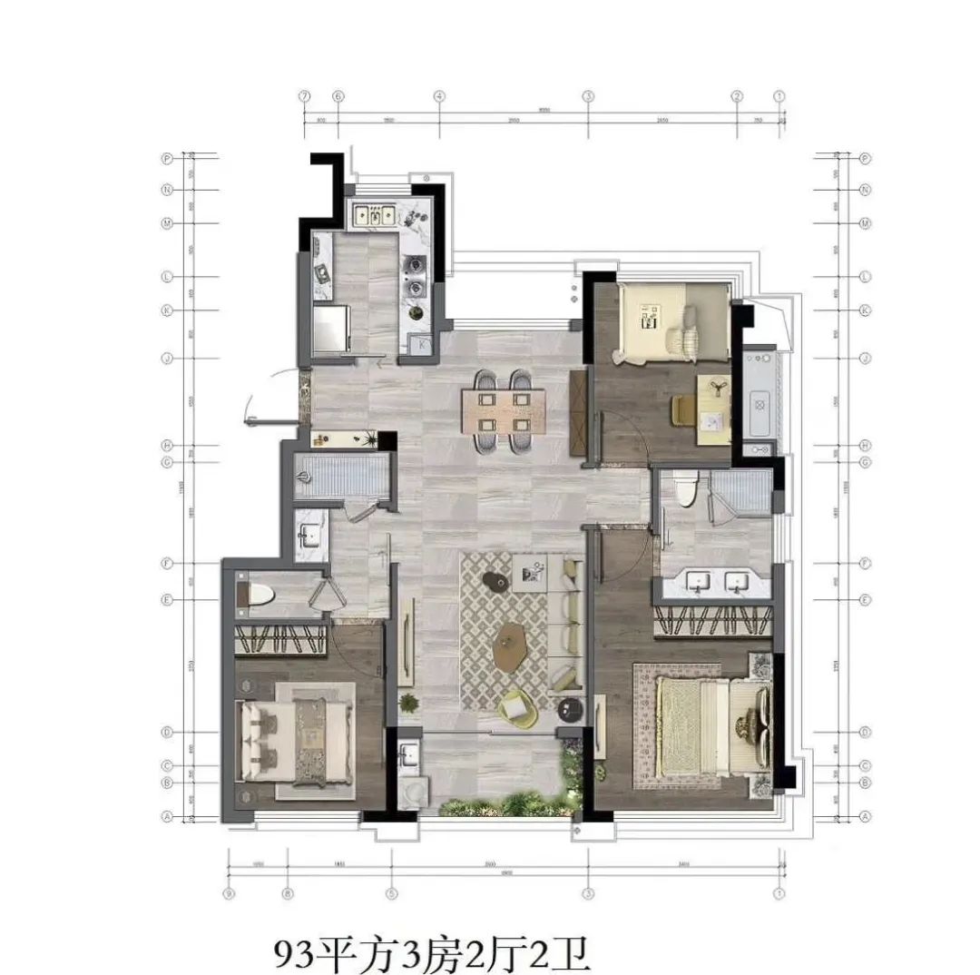 绿洲康城亲水湾开盘一房一价表,绿洲康城亲水湾两房两厅样板房