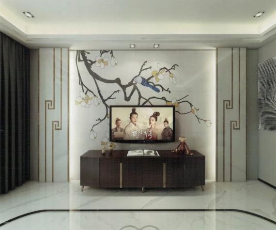 大理石水刀拼花现代,大理石水刀拼花现代风格效果