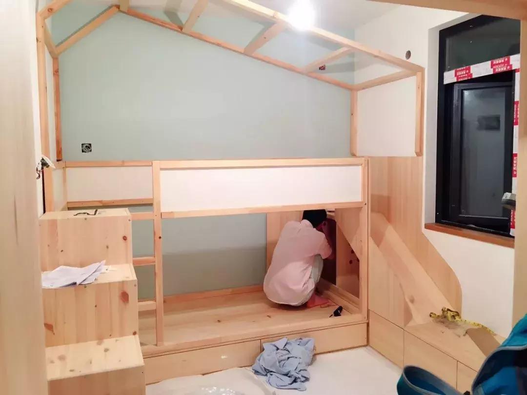 8㎡塞下一整个儿童游乐场?妈妈用爱爆改45㎡「老破小」