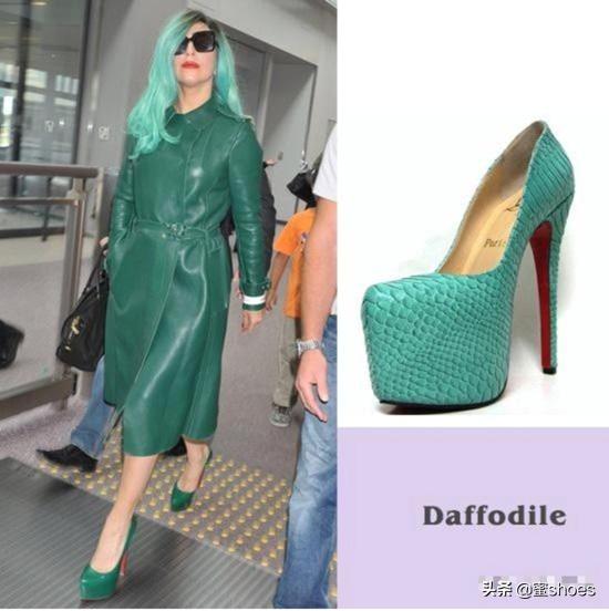 cl红底鞋裸色穿搭,cl红底高跟鞋展示