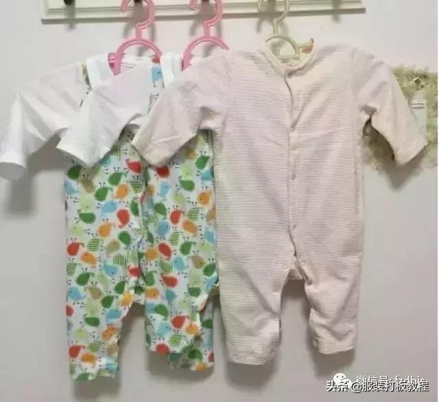 儿童服装打版教程,婴儿连体衣服制版裁剪图样