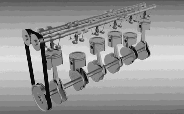 发动机皮带正时对点图解,发动机正时皮带安装技巧