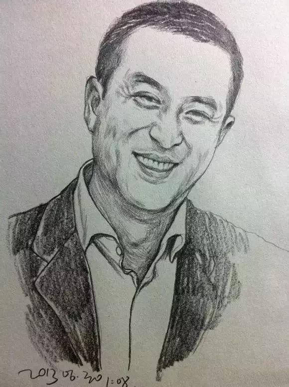 人物速写肖像画,速写是看一眼就能画出来的吗