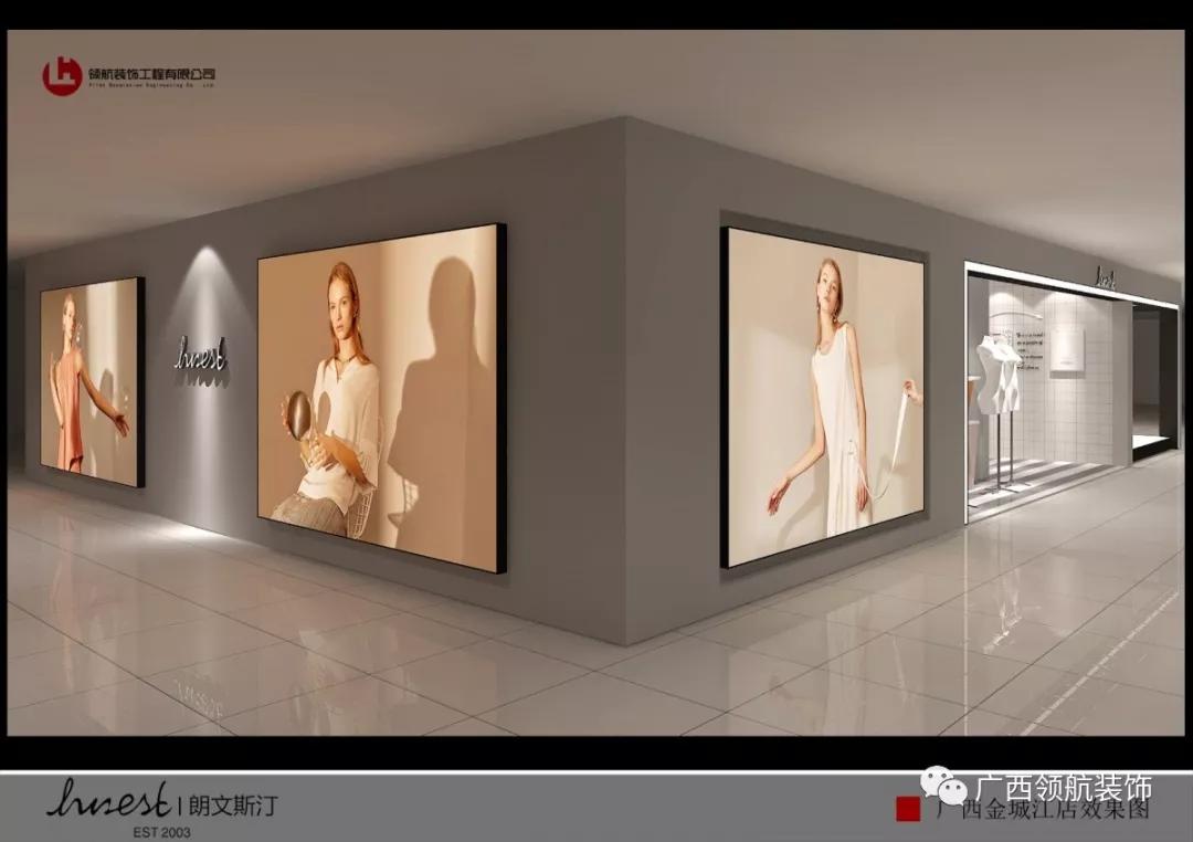 女装店简单装修风格效果图,高级灰女装店装修风格