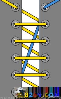 十种必学的鞋带系法,鞋带系的不好看怎么办