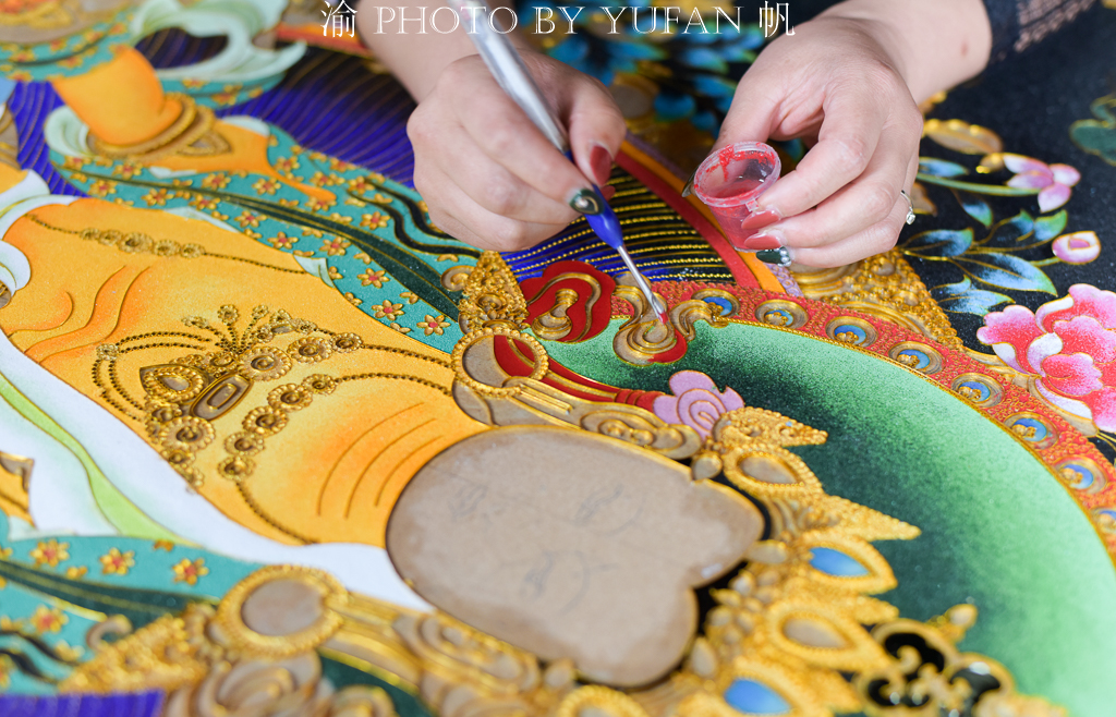 当景泰蓝遇上唐卡,唐卡景泰蓝