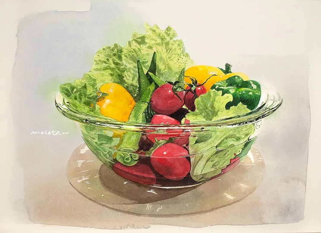 水彩大师笔下的花卉,简单唯美的水彩花卉