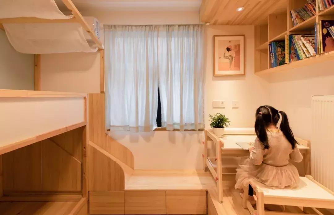 8㎡塞下一整个儿童游乐场?妈妈用爱爆改45㎡「老破小」