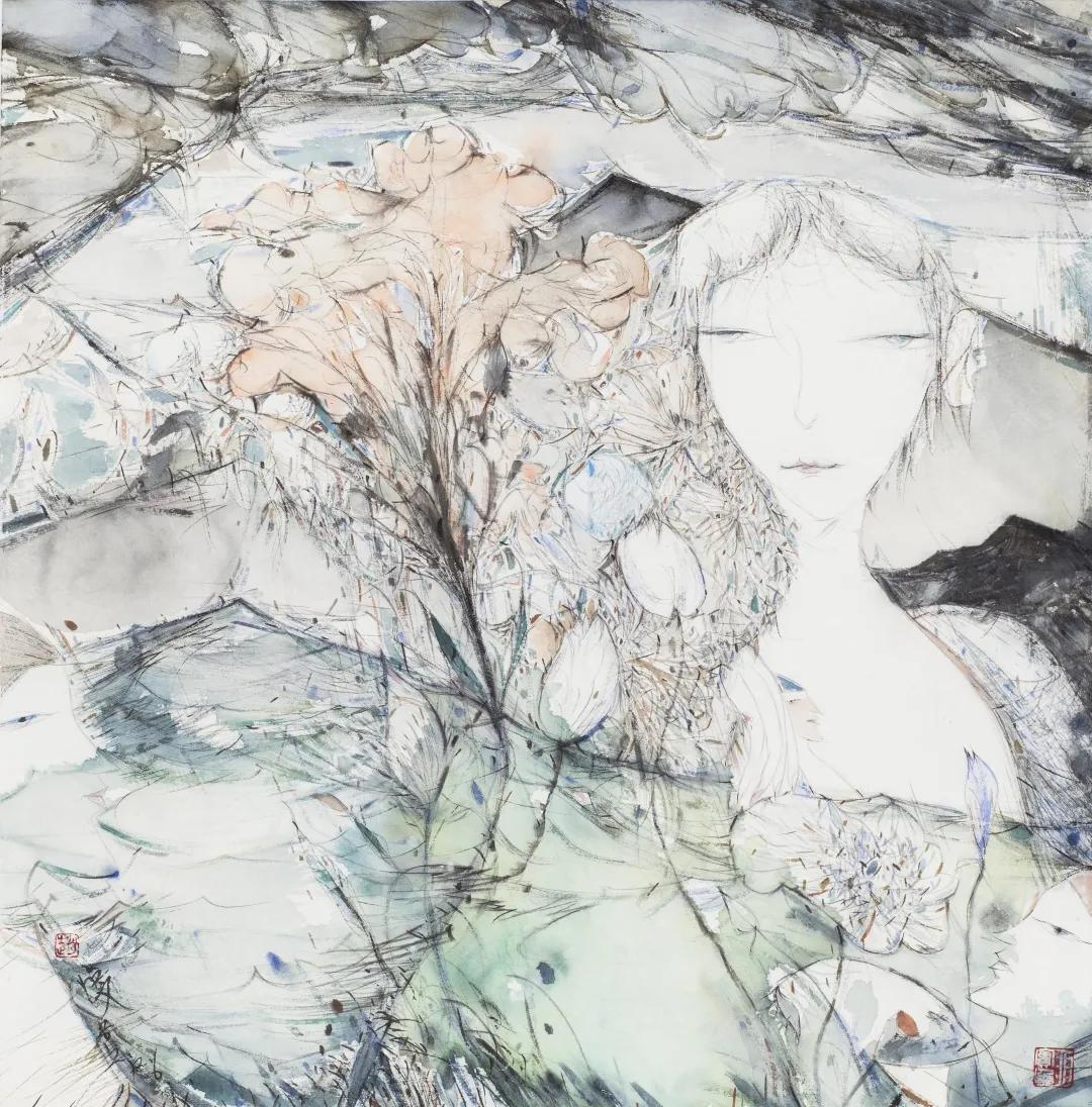 赵怡文中国画作品展,江苏书画院名家