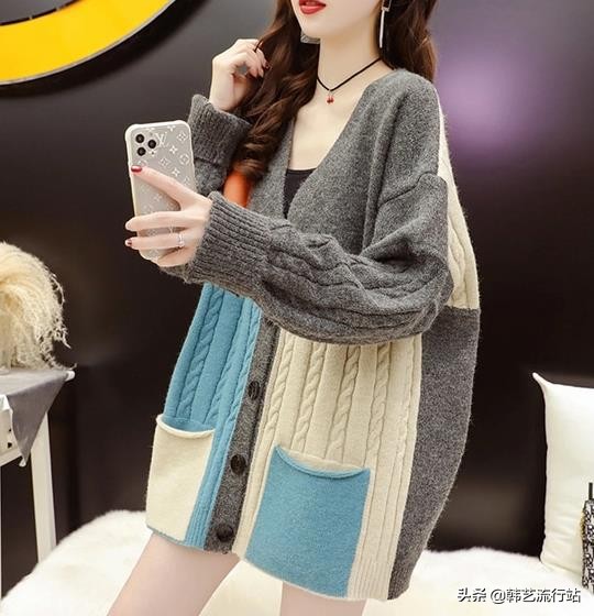 韩国2022春夏流行毛衣款式大全,今年韩国最流行的毛衣长款