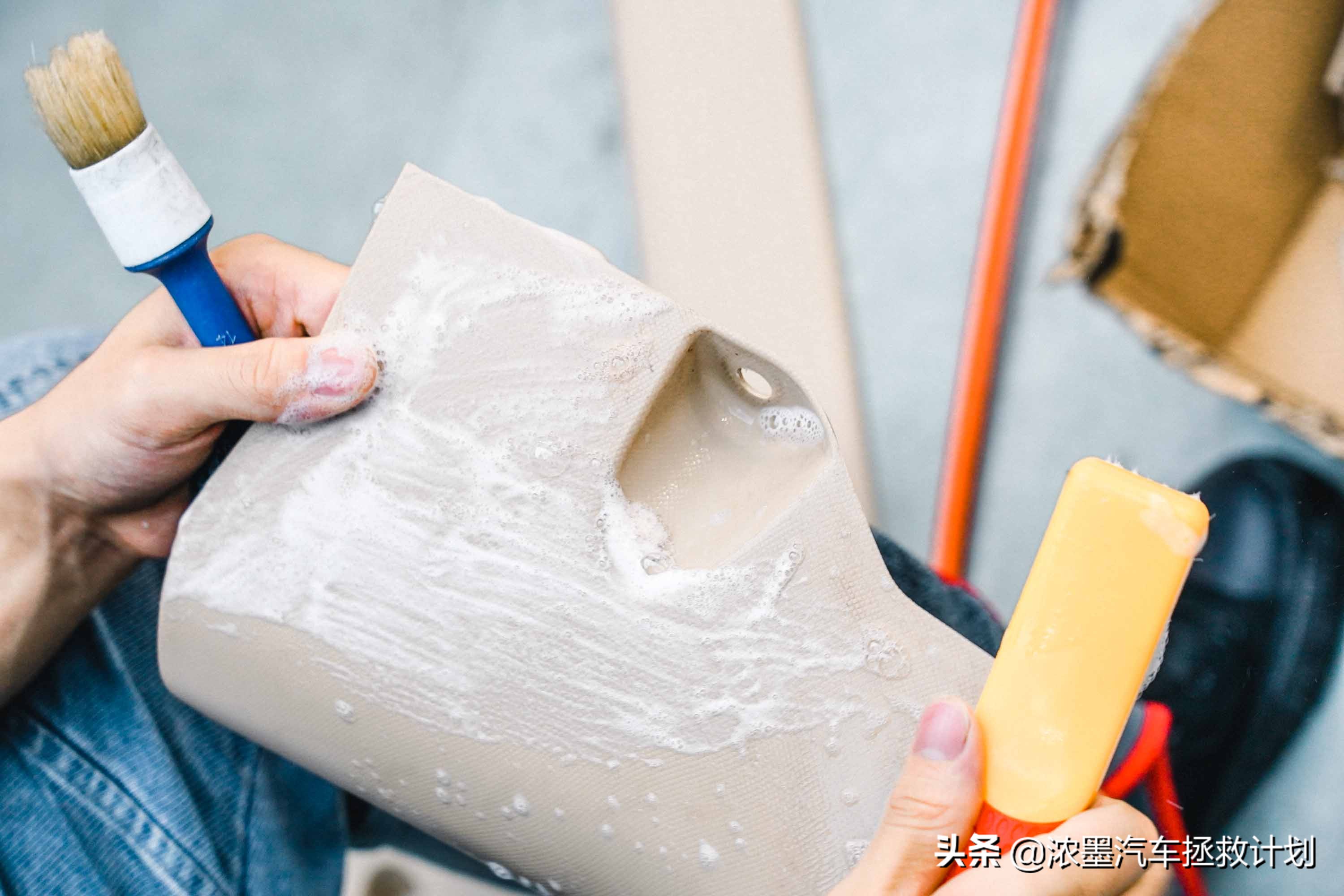 翻新整备修复丰田第一代普瑞维亚,一代情怀丰田普瑞维亚