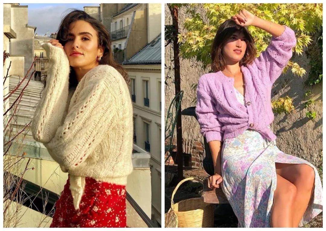 刘雯拉链毛衣哪个牌子好看,刘雯穿的熊图案毛衣