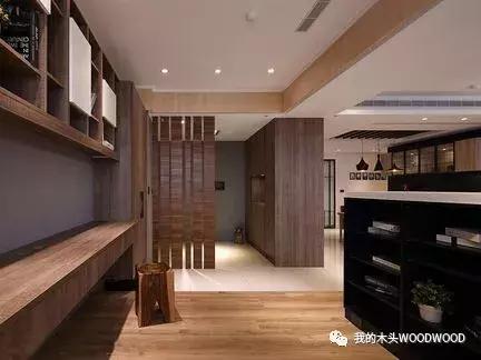 卧室和客厅木质隔断效果图,木质隔断改造