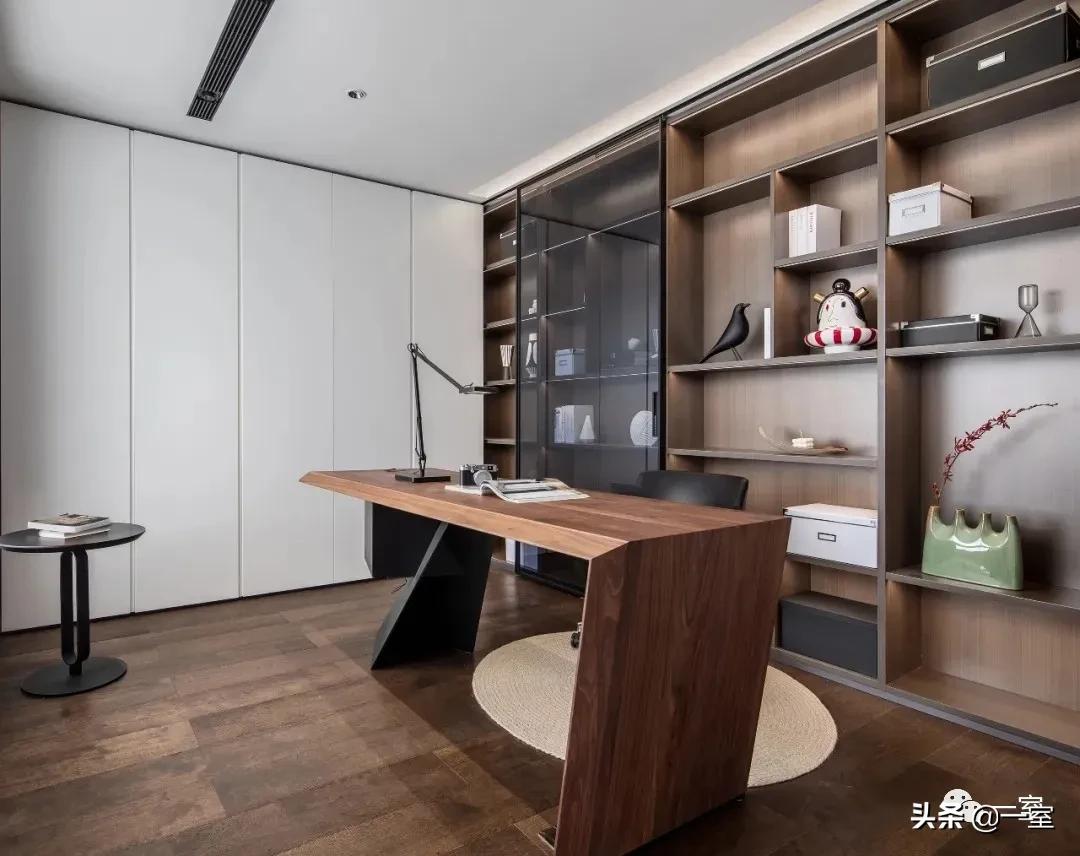 餐厅书房一体设计,书房客房一体设计