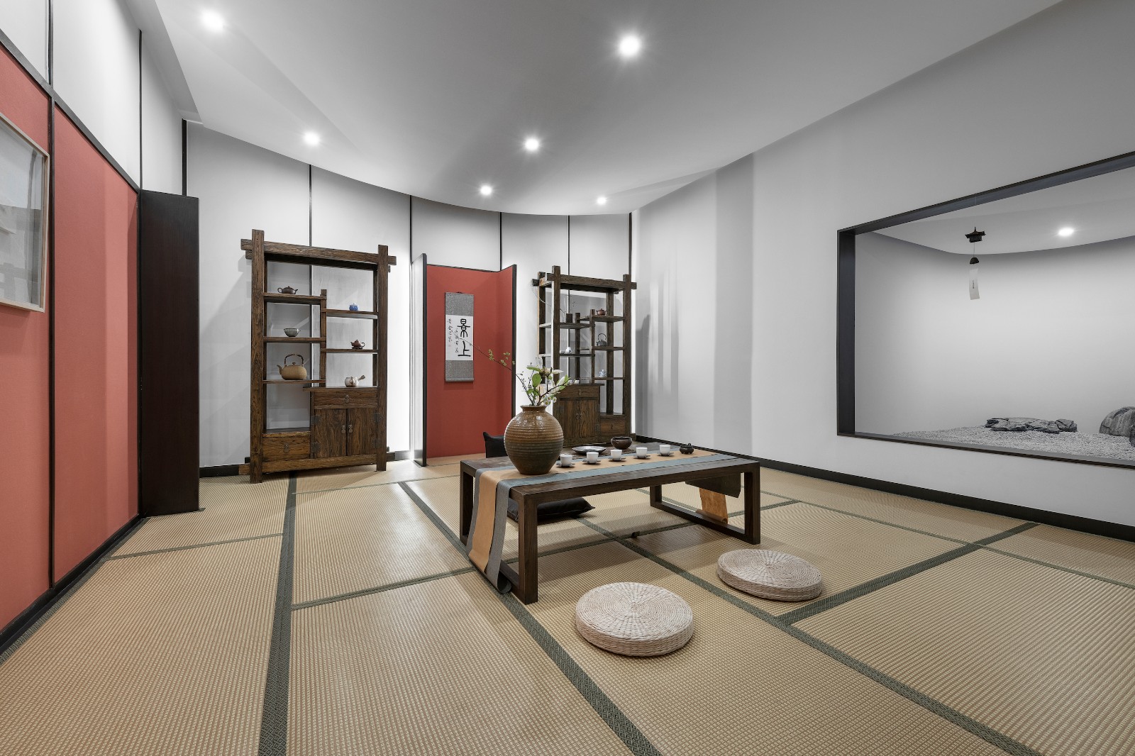 极简中式禅意房子设计,130平米禅意新中式设计