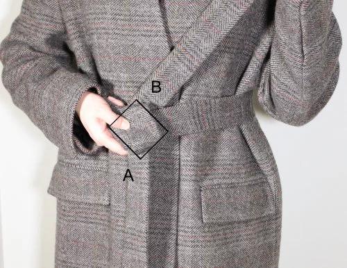 大衣腰带显瘦,大衣腰带的7种系法简单