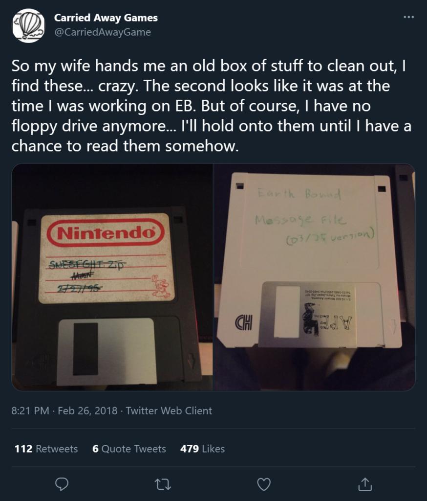 有人在25年前的软盘里找到了MOTHER2的新秘密