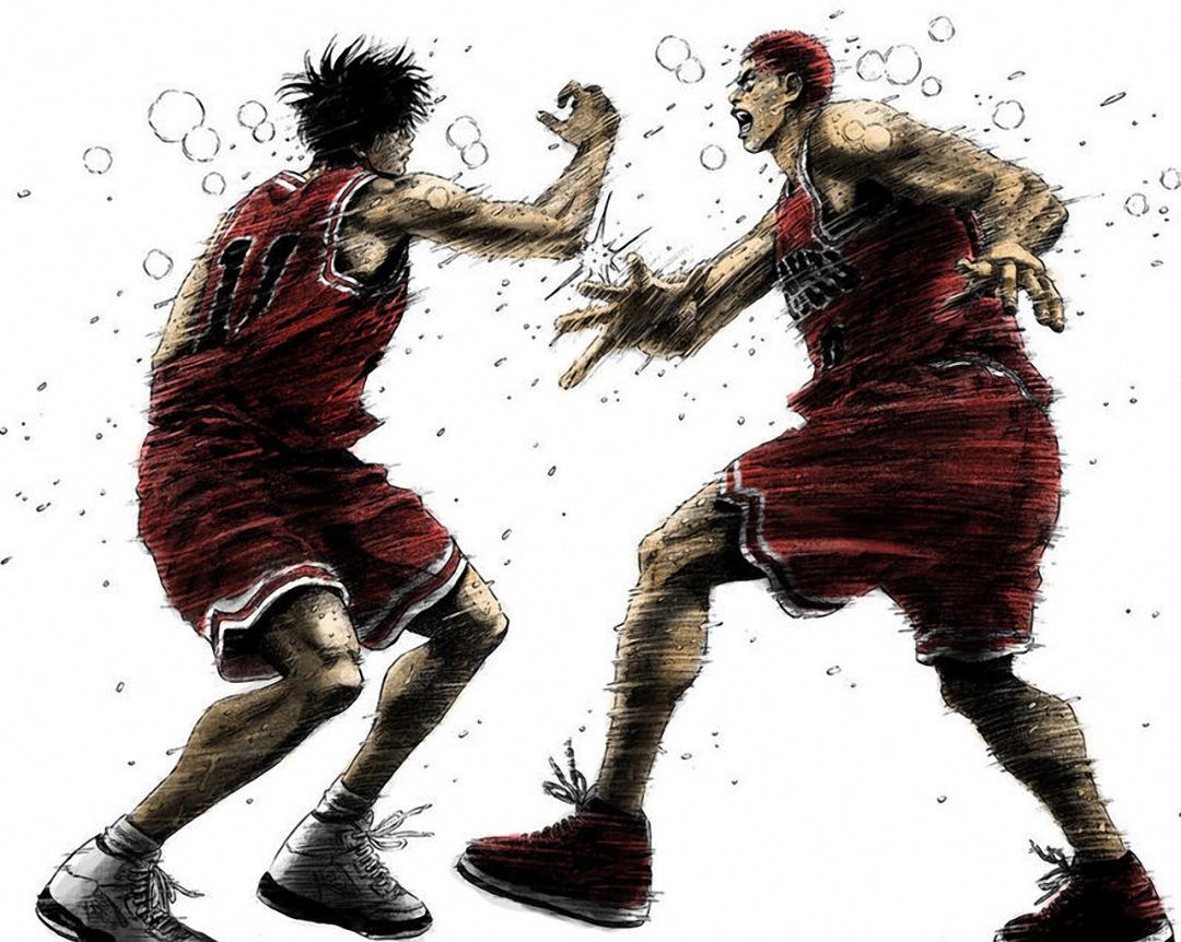 《灌篮高手，足球小将》一群学生在比赛，为什么能让人燃起激情？