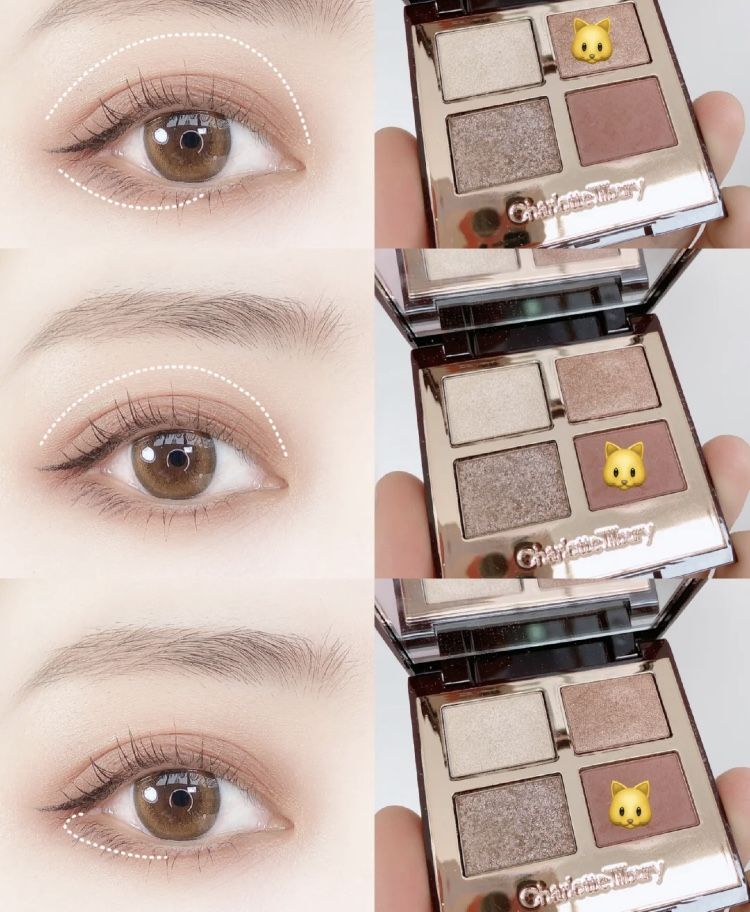 伪素颜眼睛放大的眼妆教程无美瞳,眼妆教程干净高级肿眼泡伪素颜