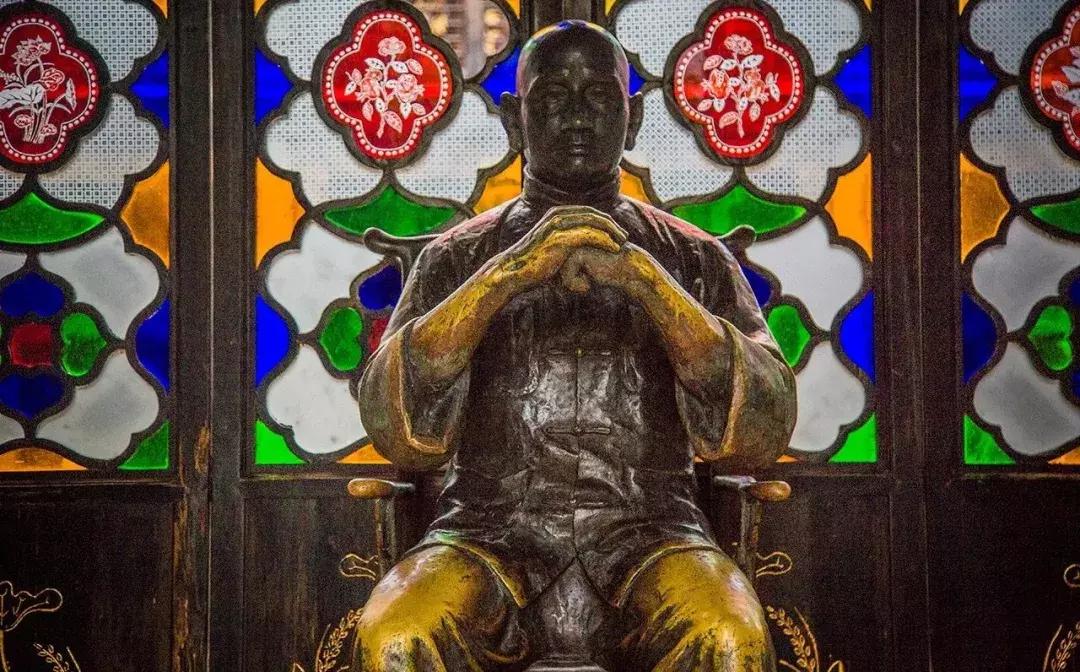 黄飞鸿纪念馆看醒狮,佛山黄飞鸿纪念馆参观