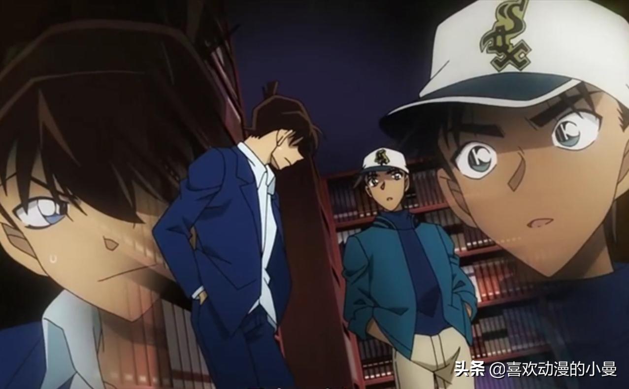 服部平次第一次发现柯南身份,服部平次与柯南超燃瞬间