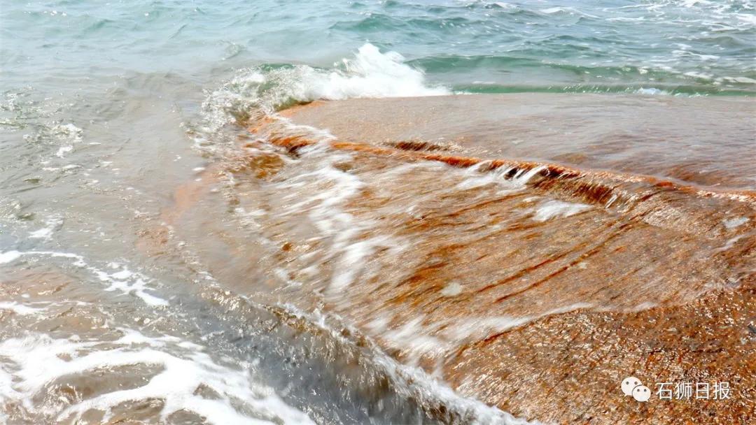 一片美丽的沙滩,石狮最美海滩