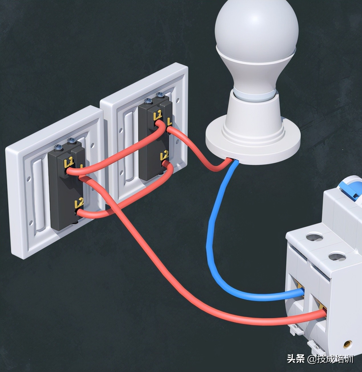 三开双控做单控使用如何接线,单控开关怎么改成单控双控