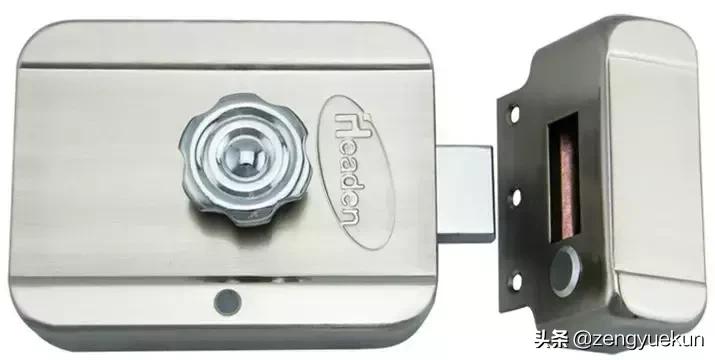 门禁电控锁系统安装与布线图,门禁电锁的正确安装方法