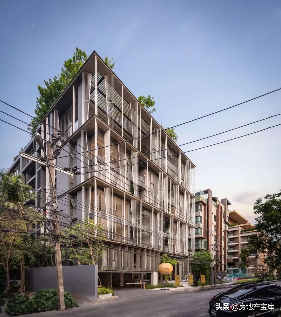 花瓣元素建筑外立面