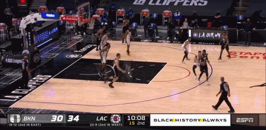 20210222篮网VS快船全场比赛攻防细节分析（上）