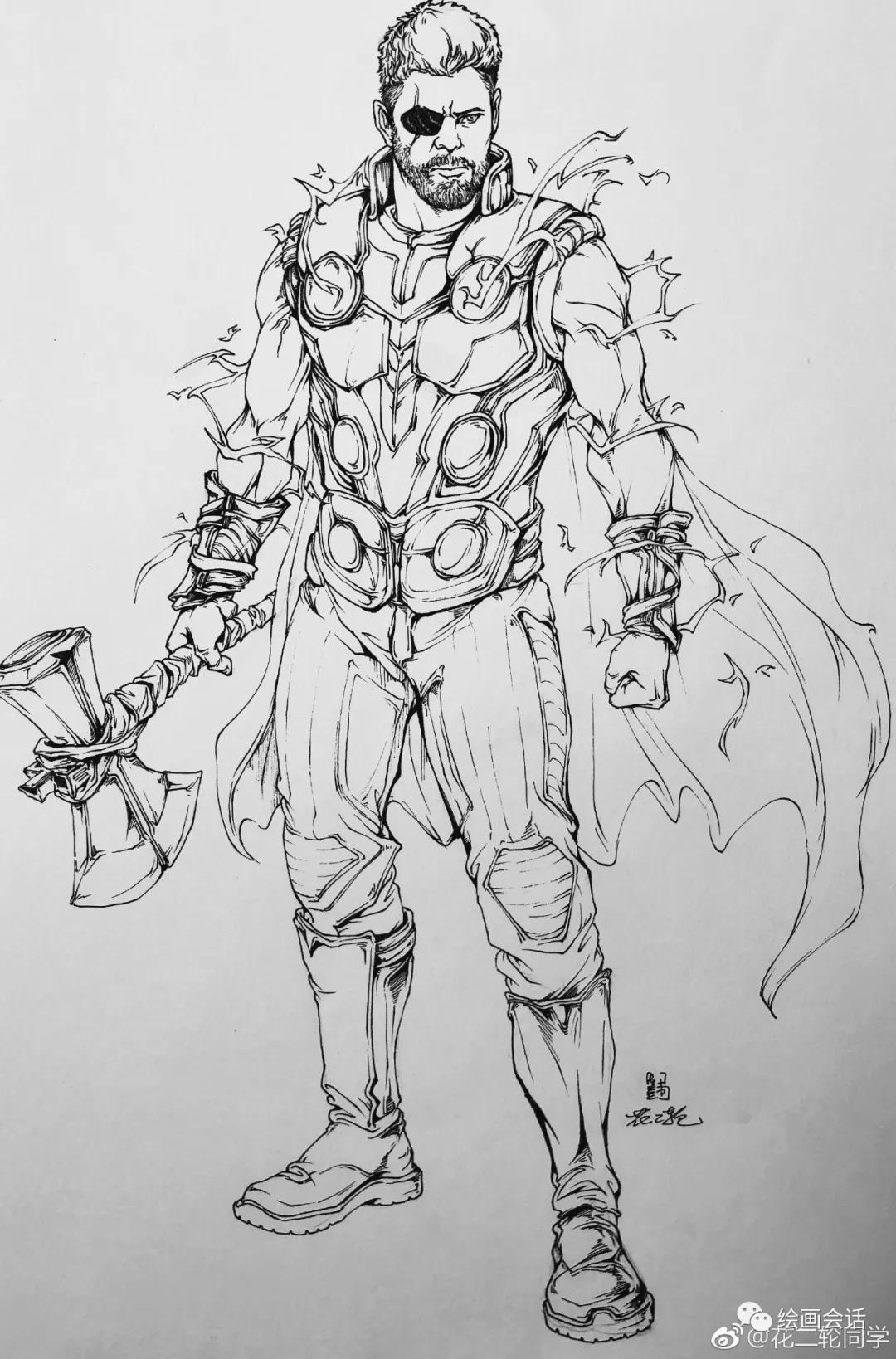 简单钢笔山水速写临摹图片,钢笔速写临摹推荐