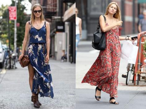 一条碎花裙就能美过整个春天,碎花裙这样穿时髦又优雅超美