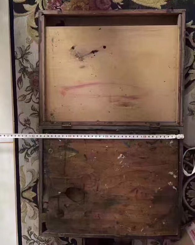 画家用的油画箱,民国手提箱写真