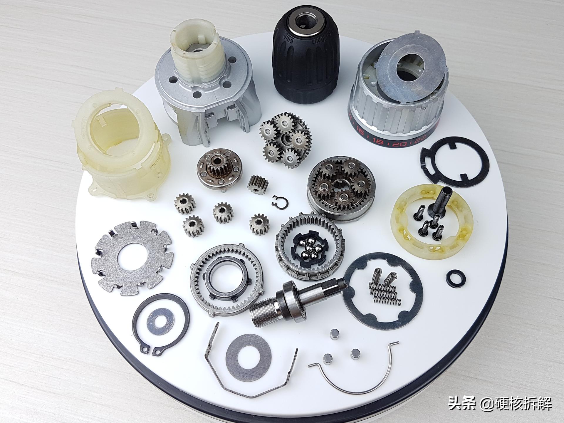 博世电钻齿轮的拆装,齿轮之美