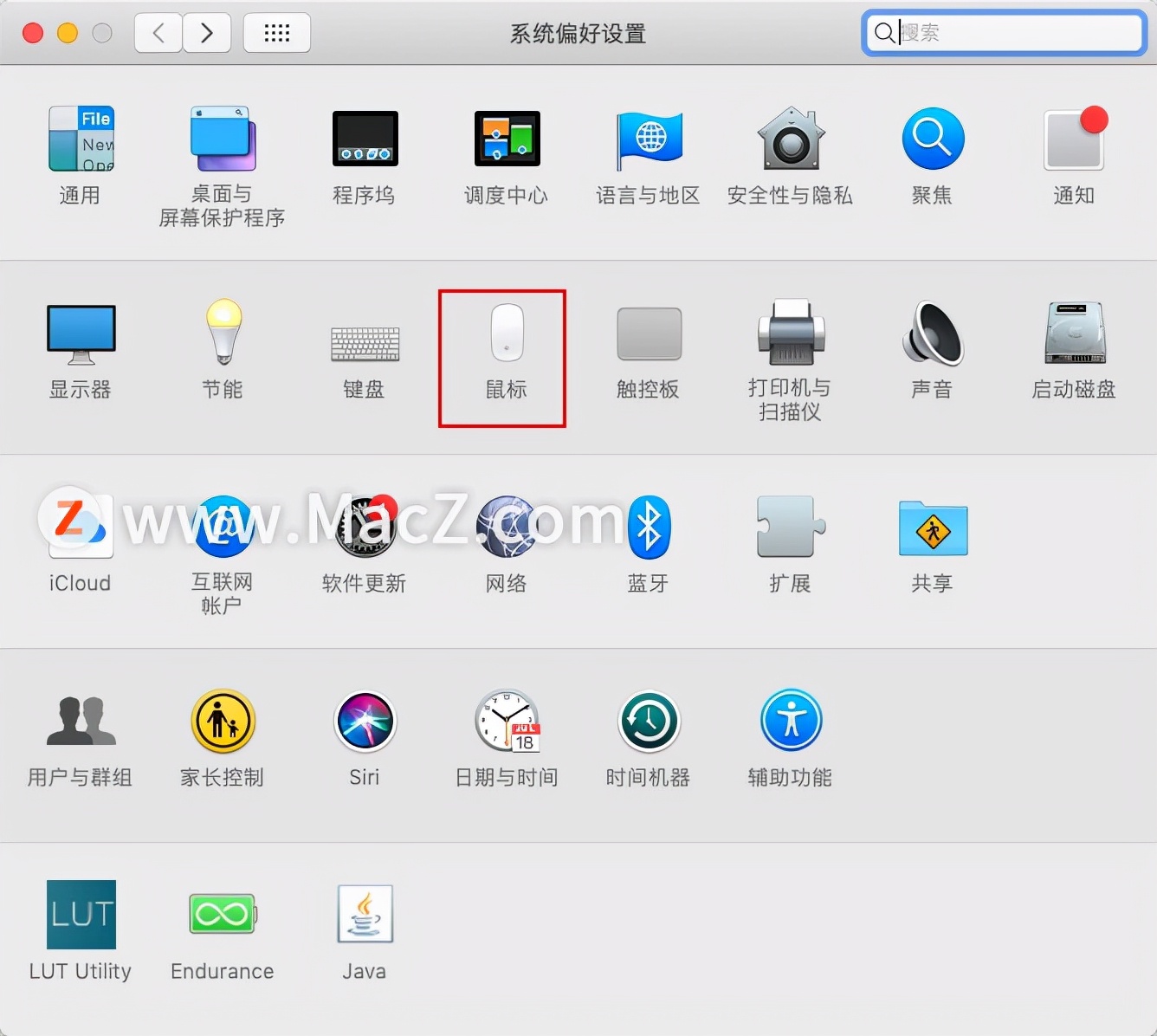 mac设置鼠标自动点击,mac设置鼠标滚动方向
