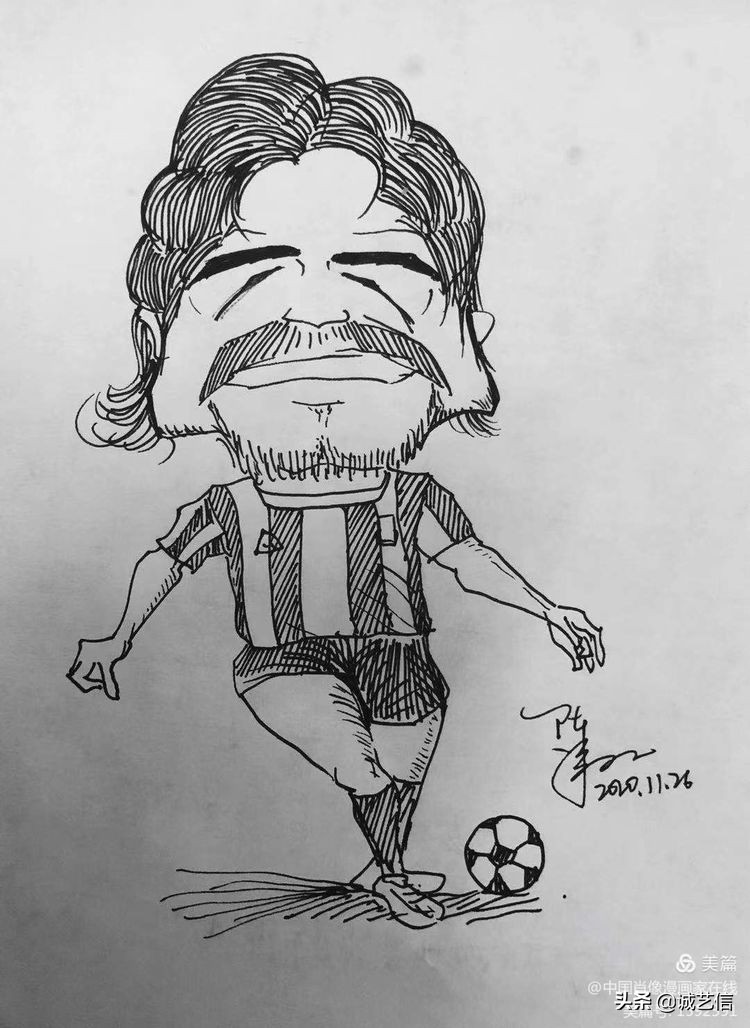 马拉多纳高清漫画壁纸,马拉多纳漫画