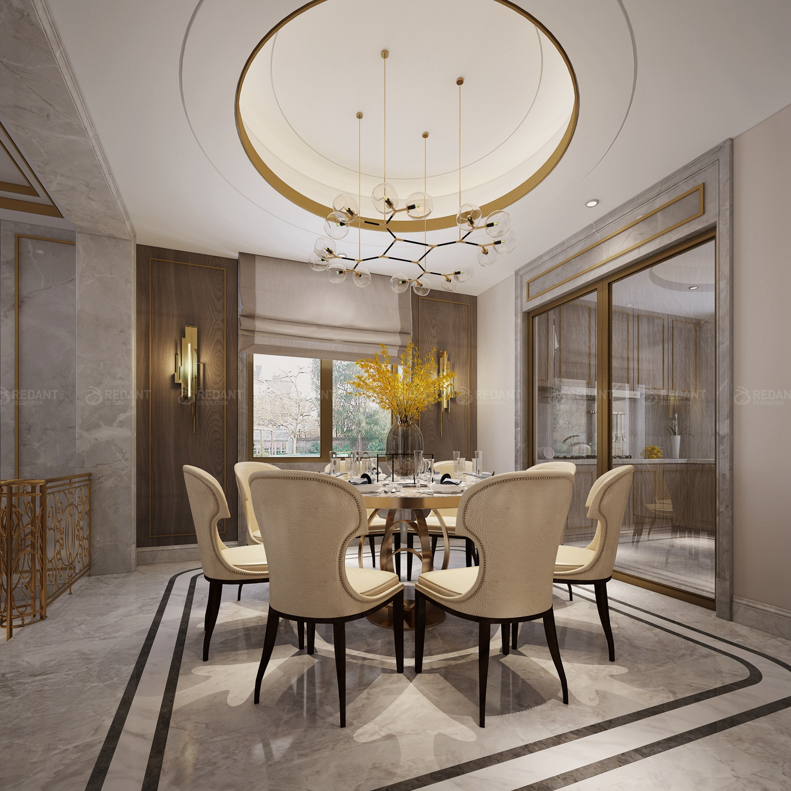 招商小石城别墅装修效果图,恒大城美式轻奢装修效果图