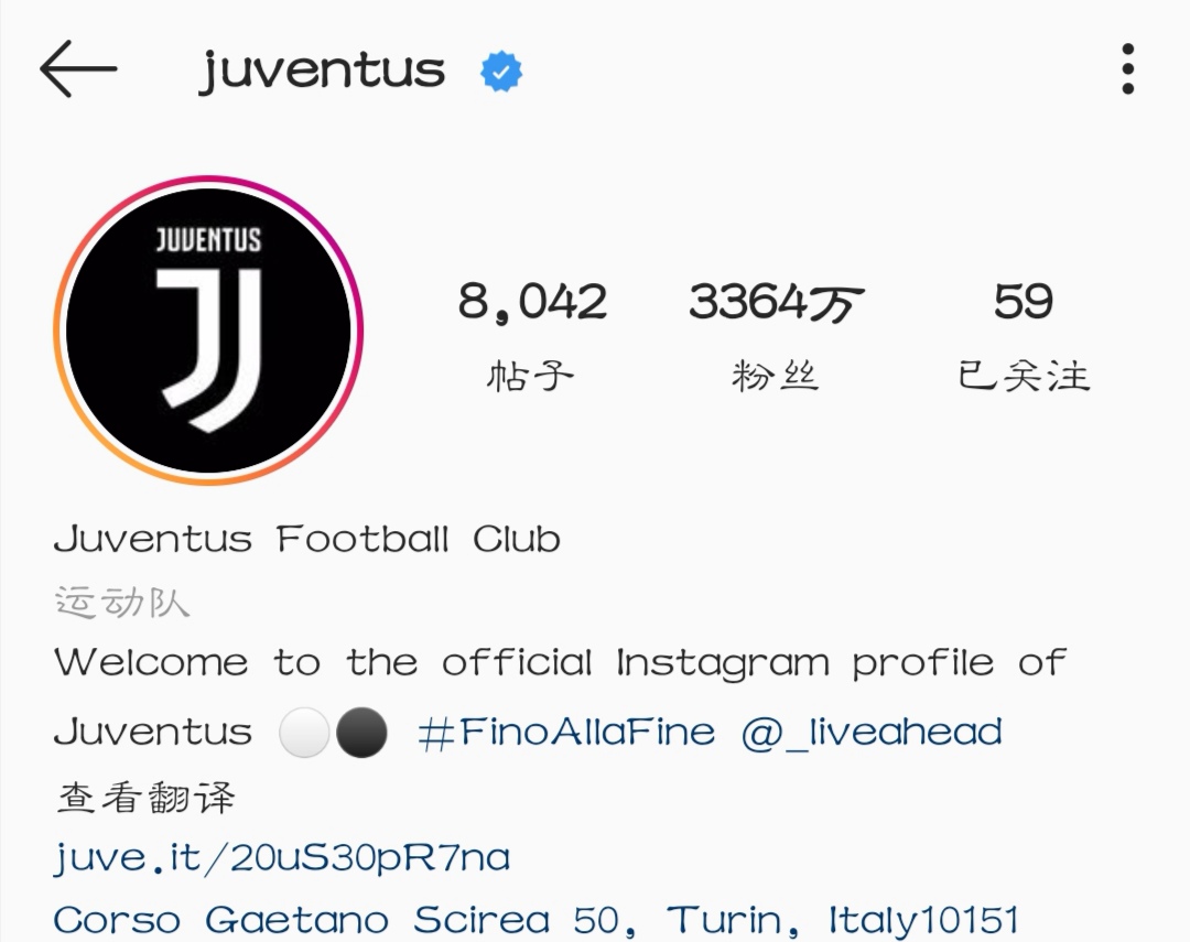 Instagram上粉丝最多的10家足球俱乐部，实时数据，半月一次更新