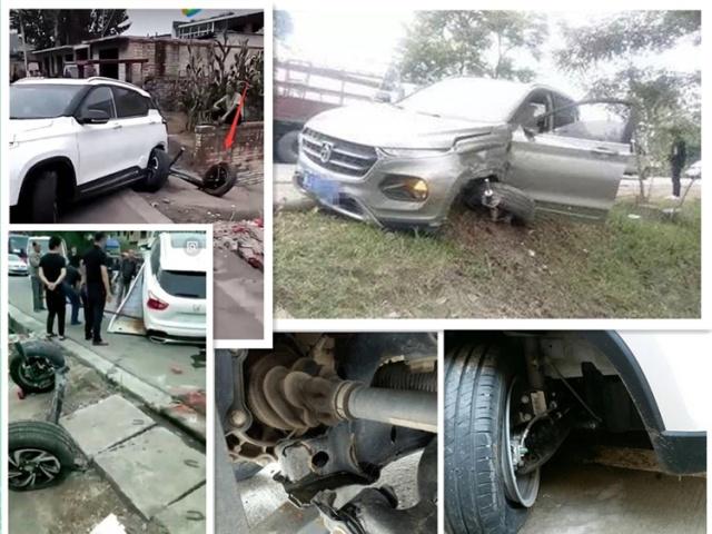 宝骏510高速爆胎接着跑,宝骏510在行驶中突然没刹车了