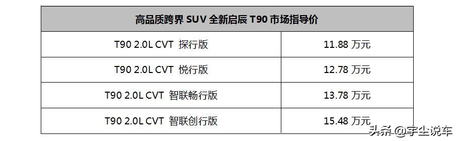东风启辰t90最新款,东风启辰t90报价和图片