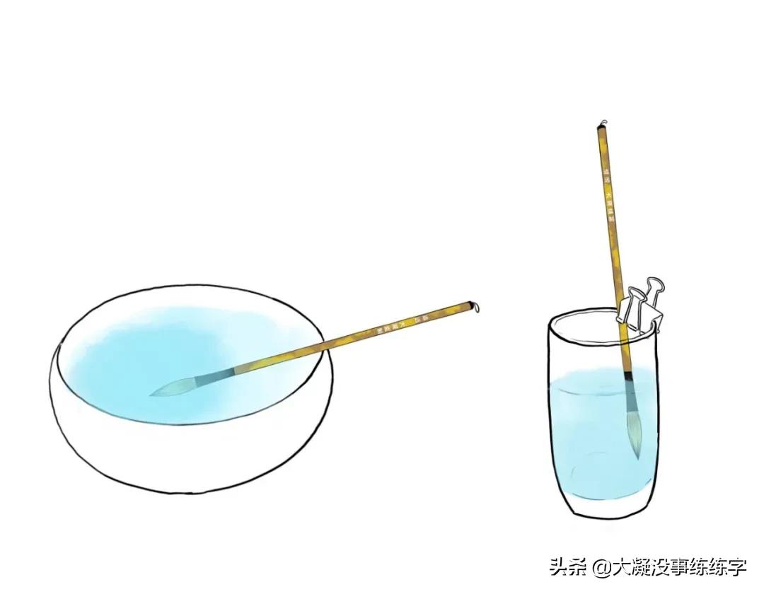 新笔正确开笔教程,毛笔书法新手入门字体