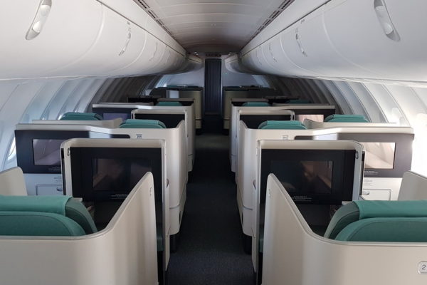大韩航空787-9头等舱,大韩航空747-8商务舱体验去美国