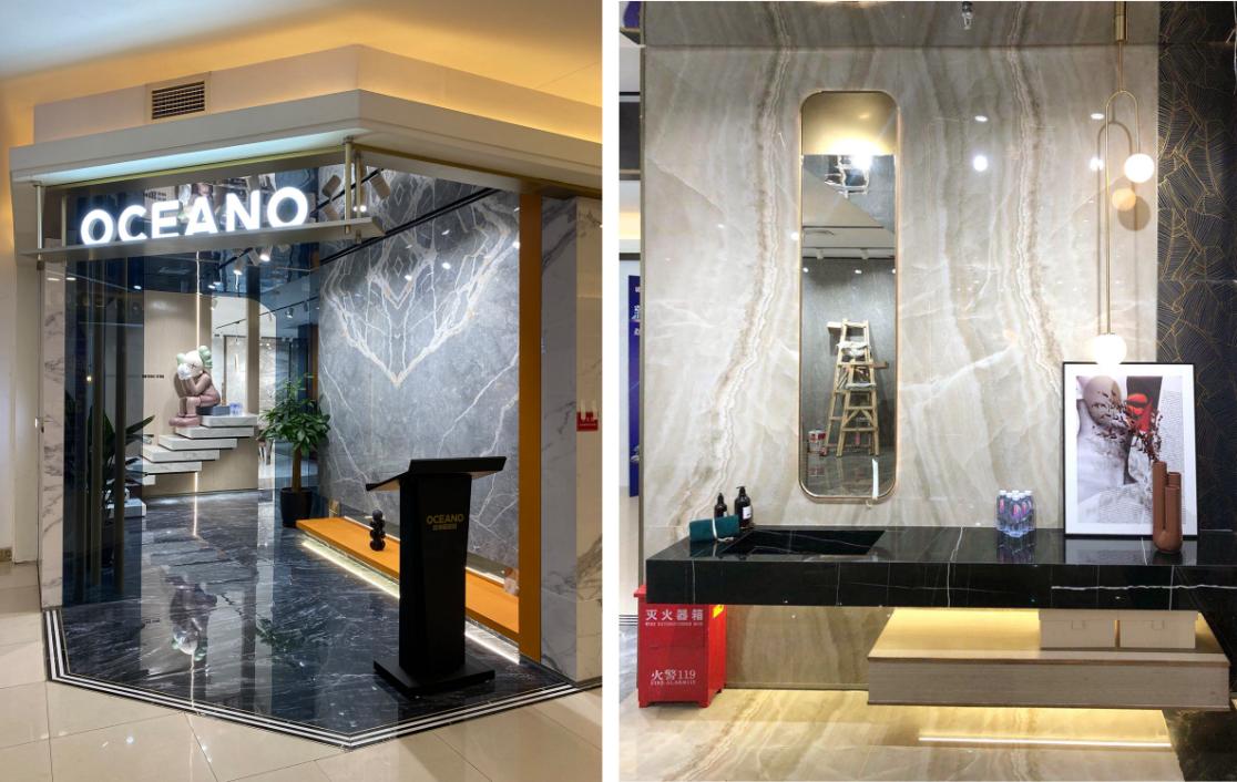 欧神诺瓷砖门店搭配图,欧神诺大理石瓷砖店