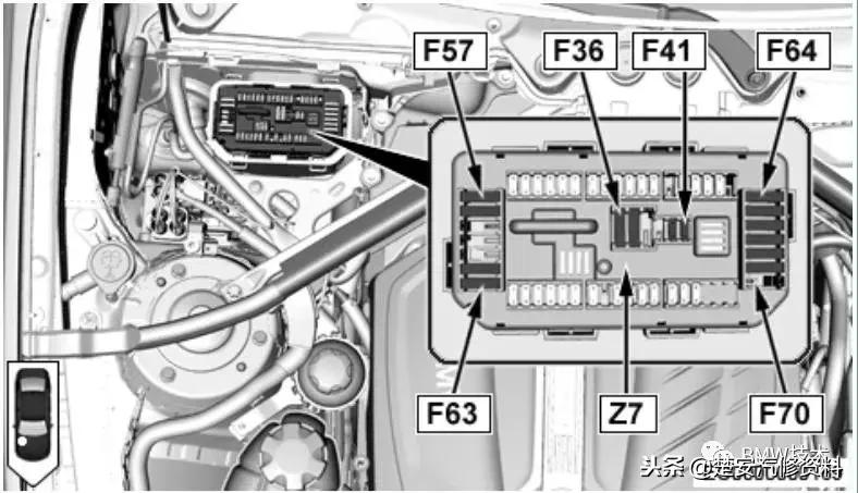 宝马点烟器保险丝标志图,宝马525li点烟器保险丝位置