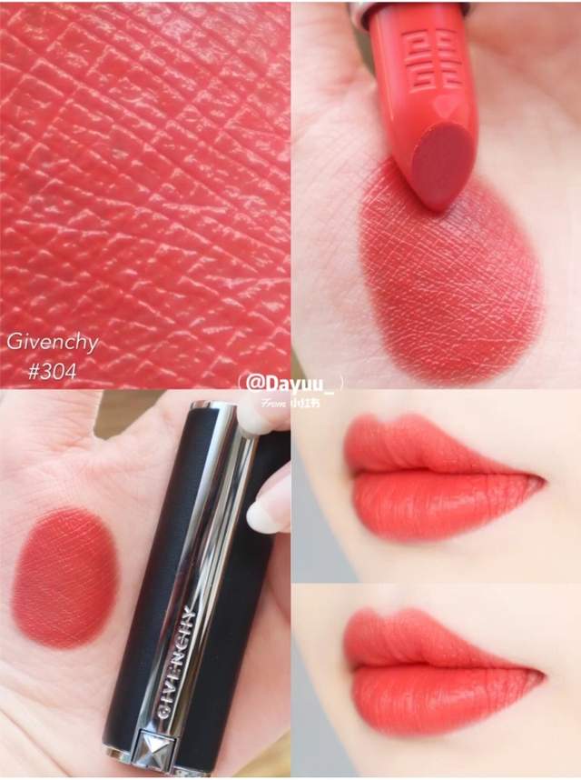 givenchy纪梵希黑色小羊皮口红,givenchy纪梵希小羊皮口红304